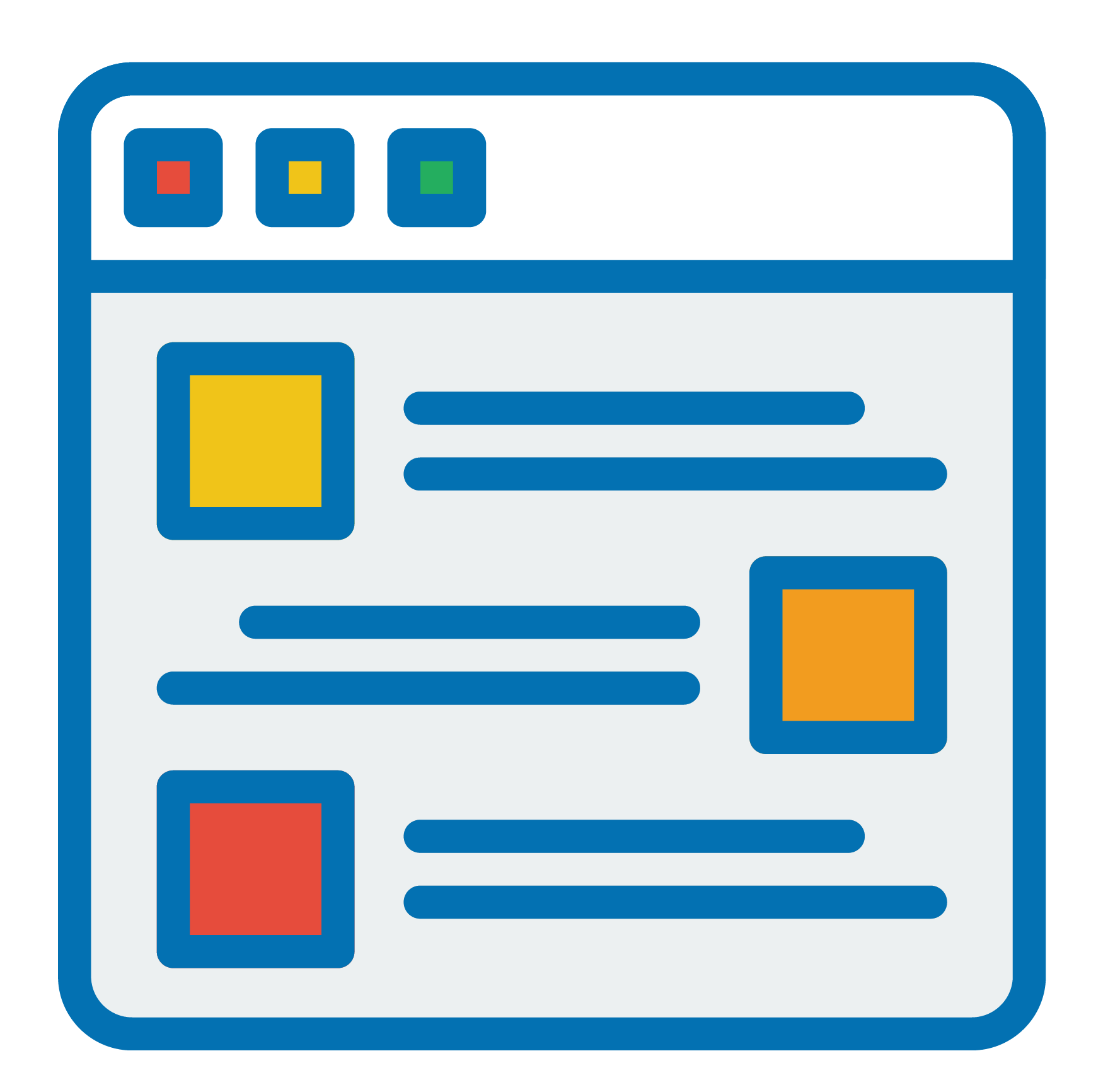 Illustration d'une page Social Shop